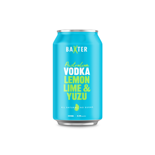 Baxter Vodka Lemon Lime & Yuzu Case (24 pack)