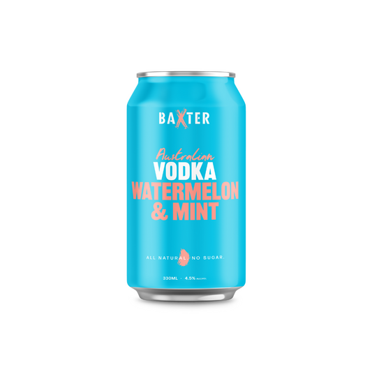 Baxter Vodka Watermelon & Mint Case (24 pack)