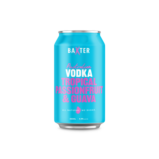 Baxter Vodka Tropical Passionfruit & Guava Case (24 pack)