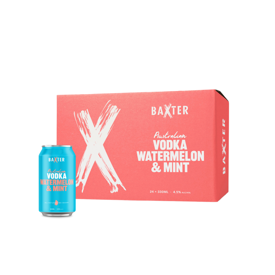 Baxter Vodka Watermelon & Mint Case (24 pack)